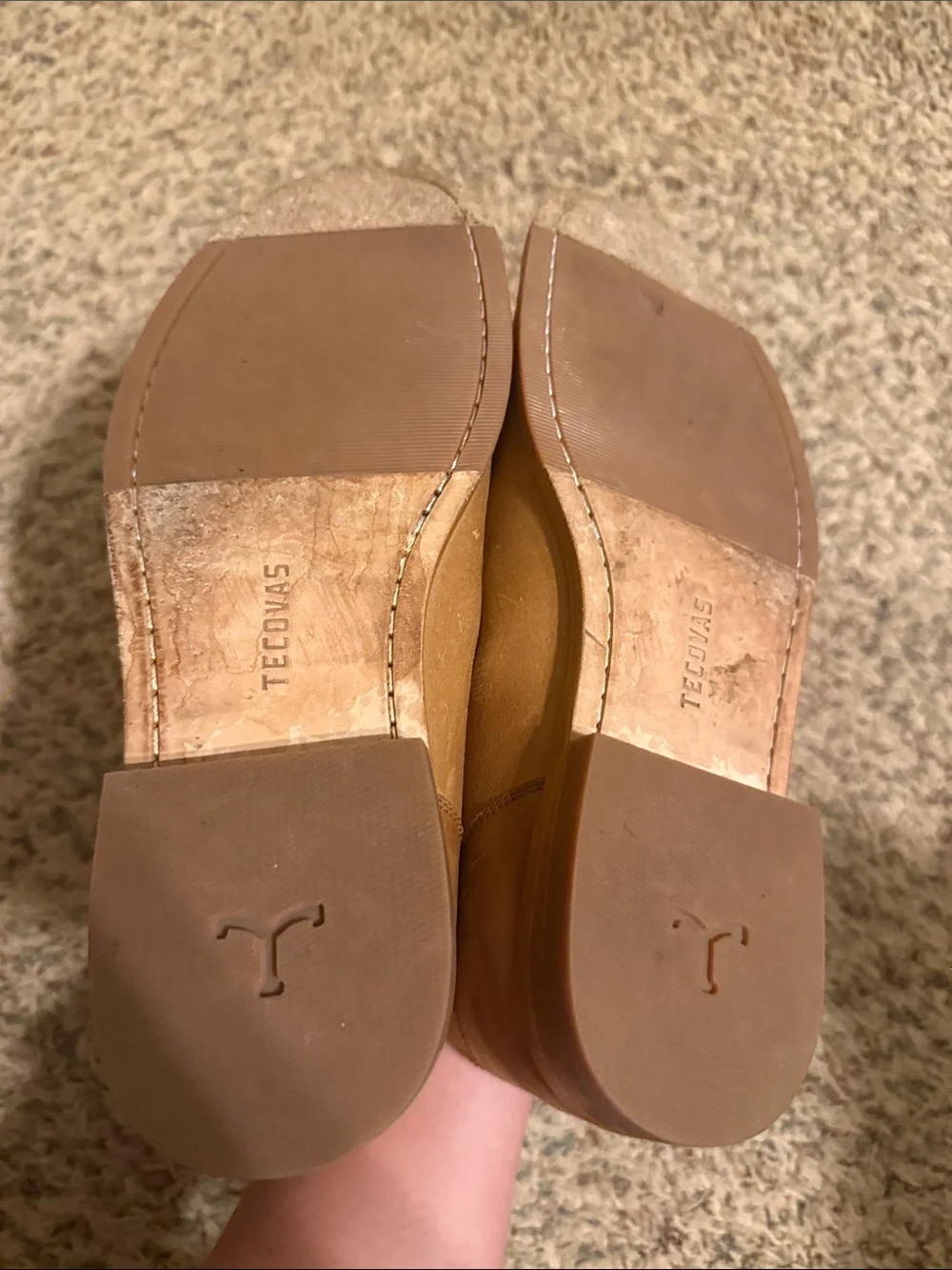 Tecovas Men's Slip-On Casual Loafers in Light Brown